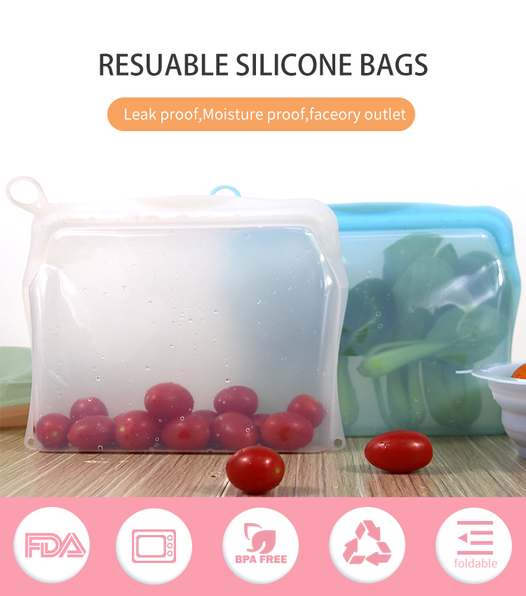 silicone ziplock bag