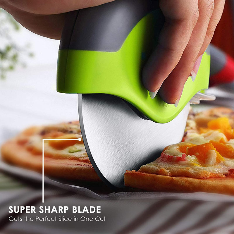 Hot Sale Pizza Cutter Slicer with Protective Case Pizza Wheel Cutter