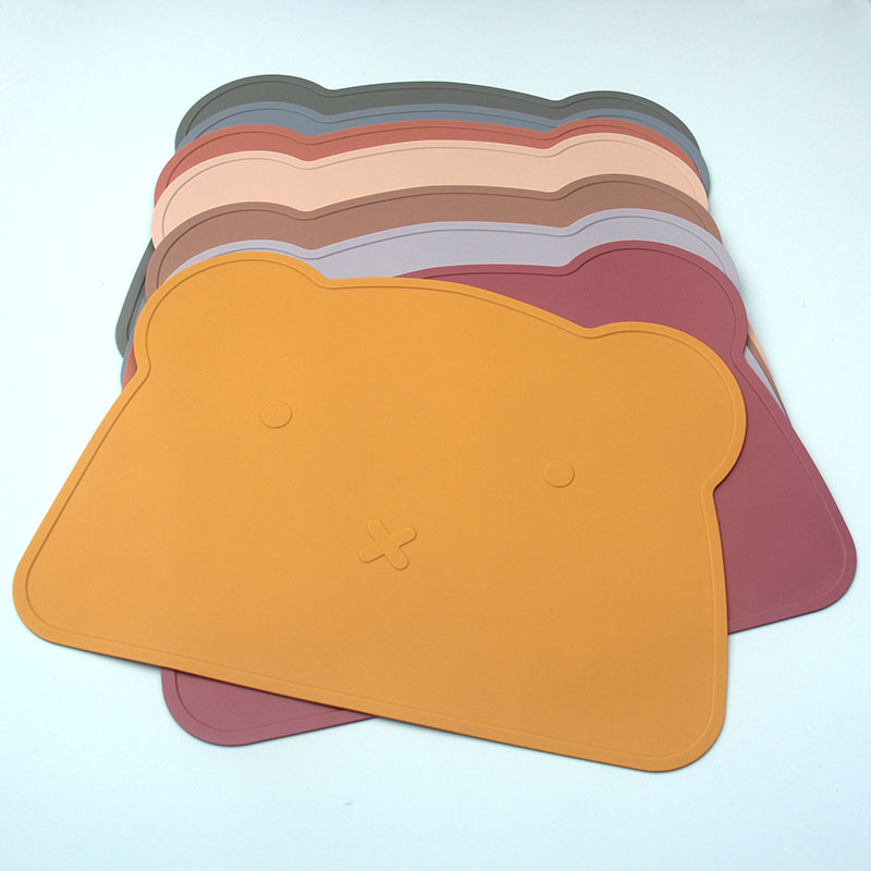 Eco Friendly Baby Eating Mat Silicone Plate Placemat