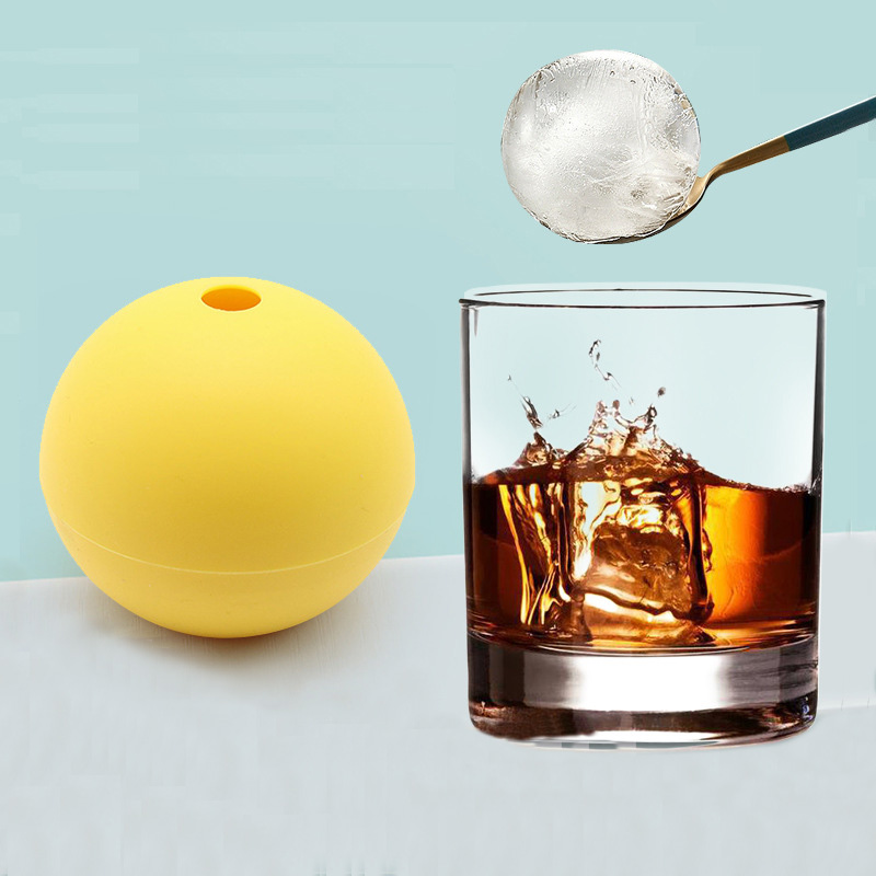 Molde individual para hacer bolas de hielo, bandeja para bolas de hielo de whisky