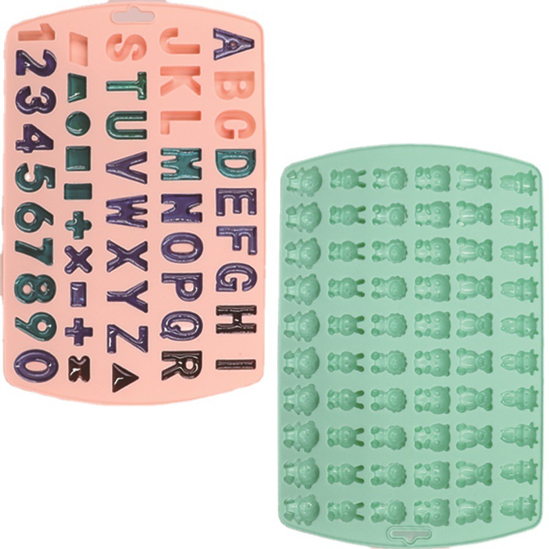 Moldes de silicona para decorar pasteles con letras de la A a la Z sin BPA
