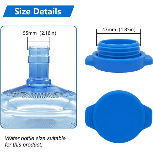 tapa de jarra de agua fuga de sellado reutilizable para botella de agua de 5 galones
