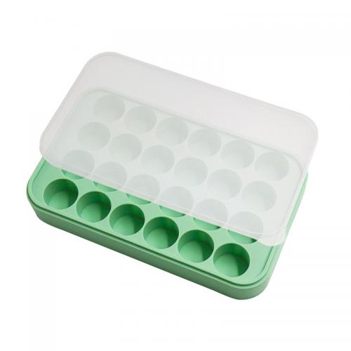 caja de bandeja de cubitos de hielo de silicona y tapa y contenedor al por mayor
